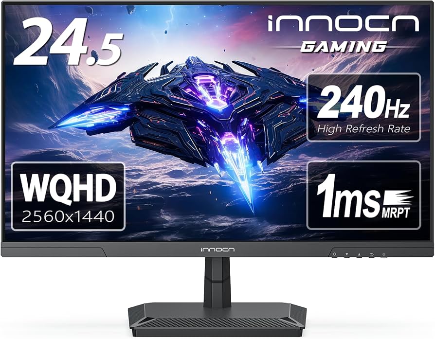 Amazon.com: INNOCN 24.5 Inch Gaming Monitor 1440P 240Hz QHD 2K PC