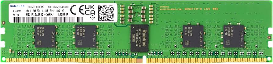 Amazon.co.jp: Samsung 16GB DDR5 5600MHz PC5-44800 ECC RDIMM 1Rx8