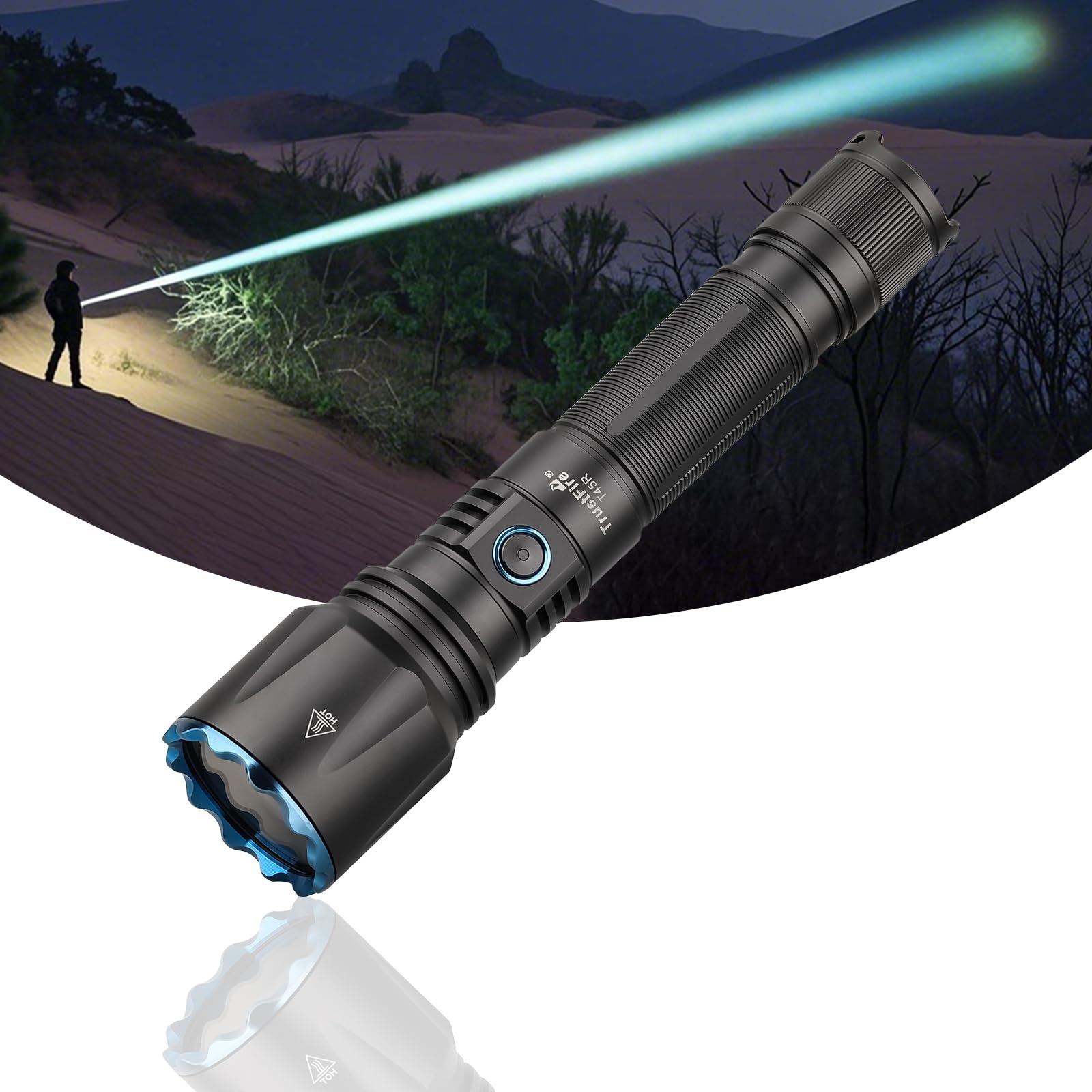 Amazon.co.jp: TrustFire T45R 懐中電灯 強力 LEDライト 充電式 軍用