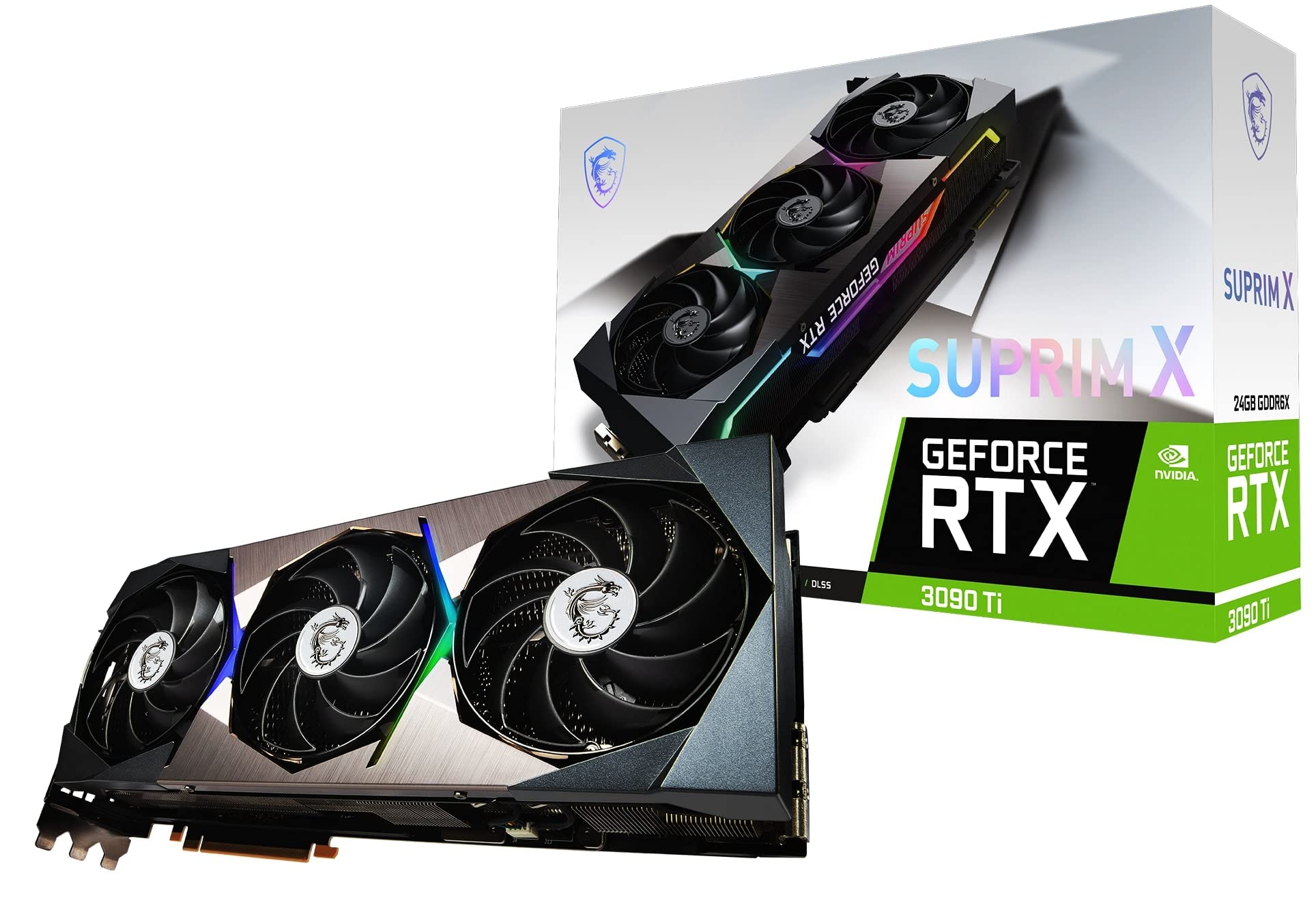 Amazon.com: MSI GeForce RTX 3090 Ti SUPRIM X 24G Gaming Graphics