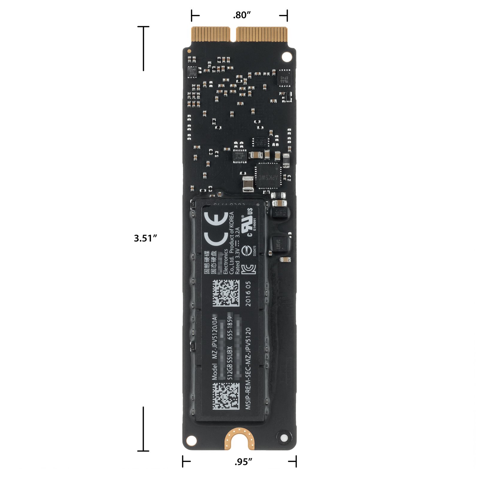 Amazon.com: Odyson - 512GB SSUBX SSD Replacement for Apple MacBook