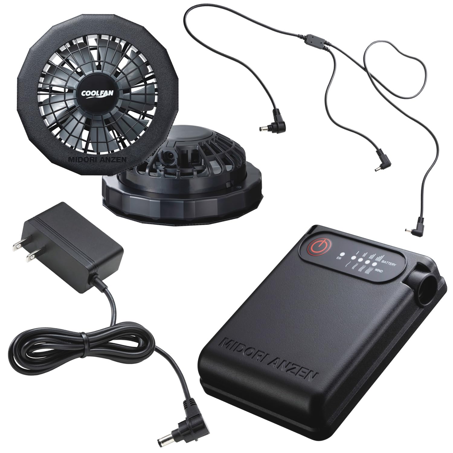Amazon.co.jp: [ミドリ安全] クールファン用 レギュラー ファン セット