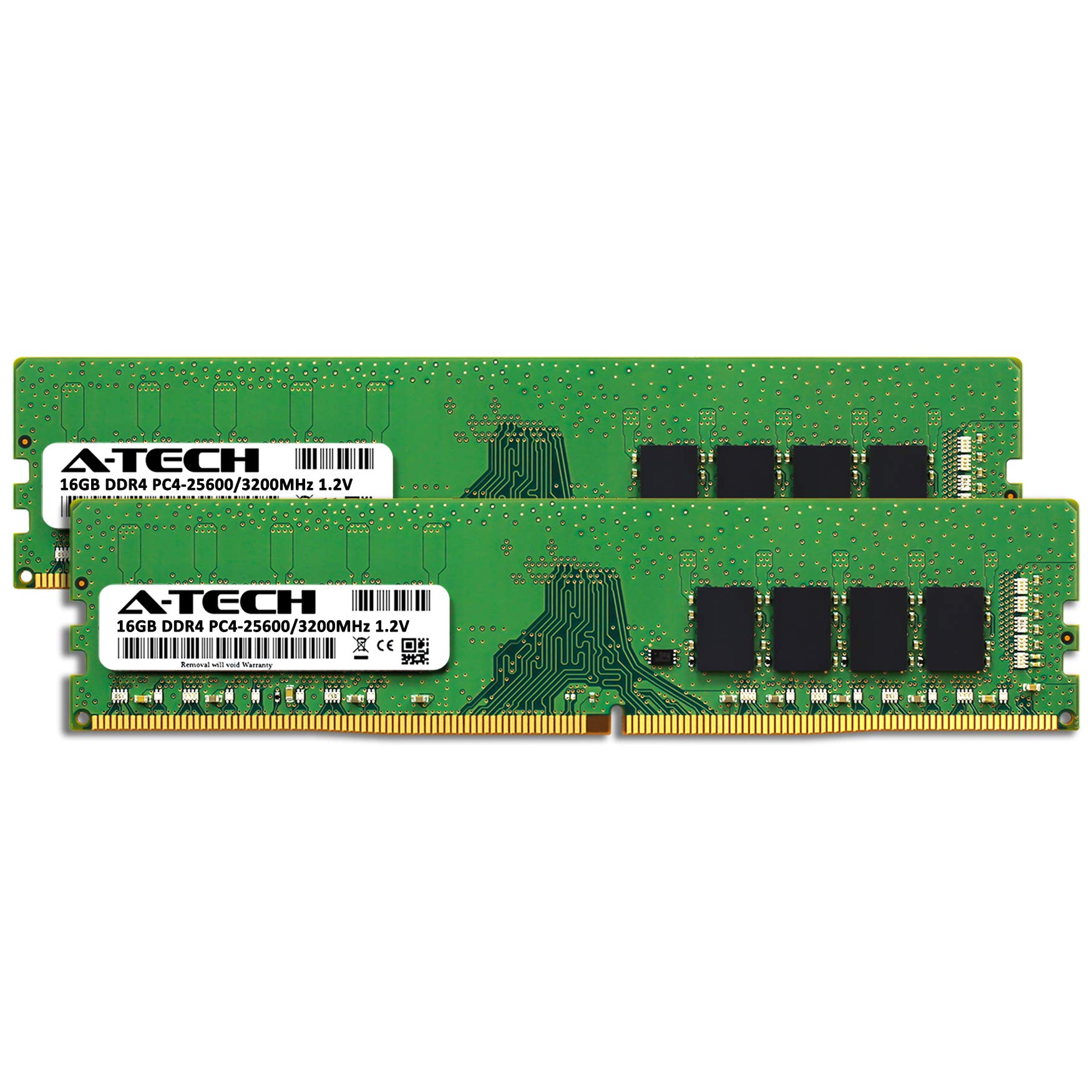 Amazon.co.jp: A-Tech 32GB (2x16GB) DDR4 3200MHz UDIMM PC4-25600