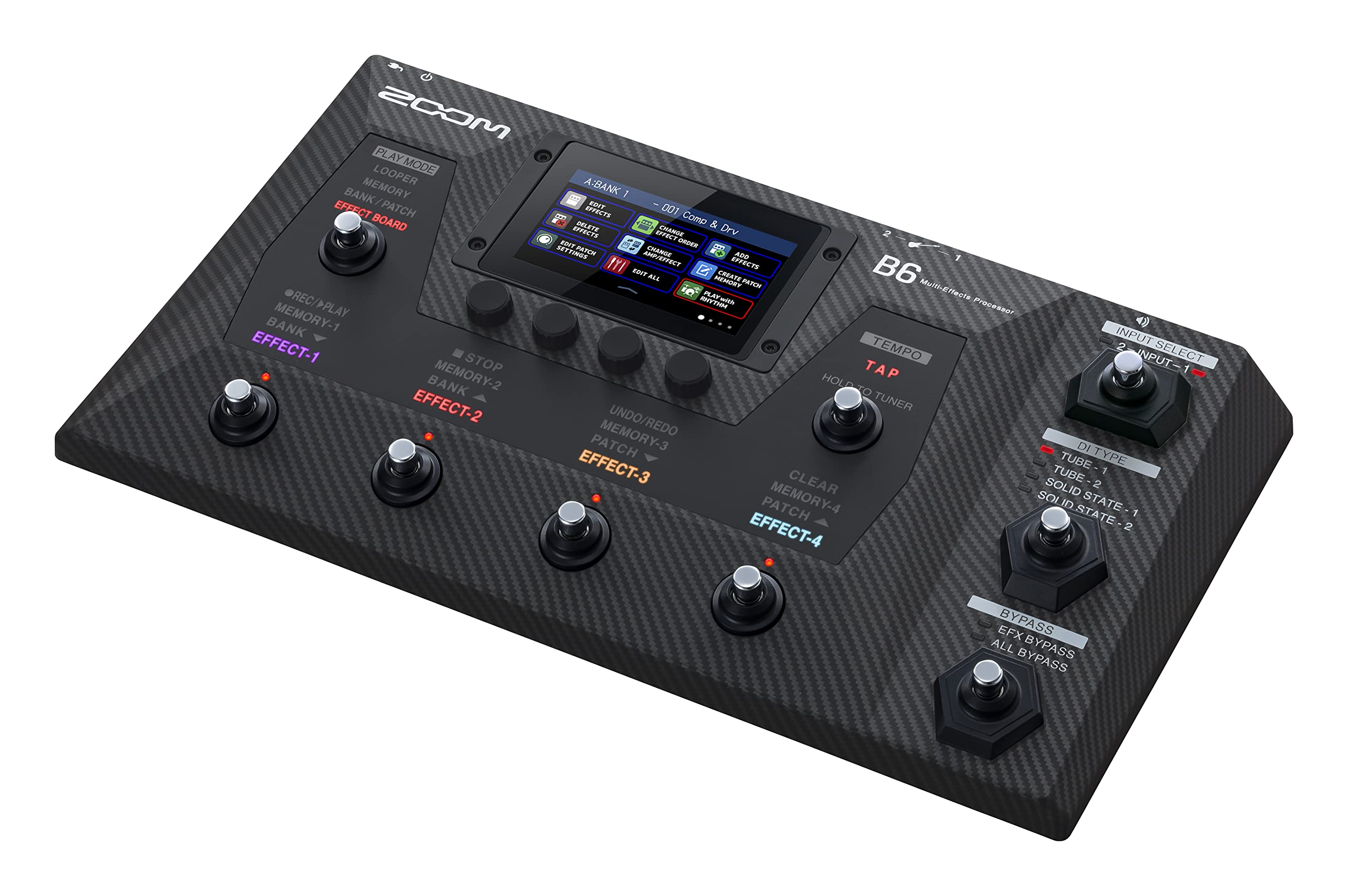 Amazon | ZOOM ズーム B6 Bass Multi-Effects Processor ベース用