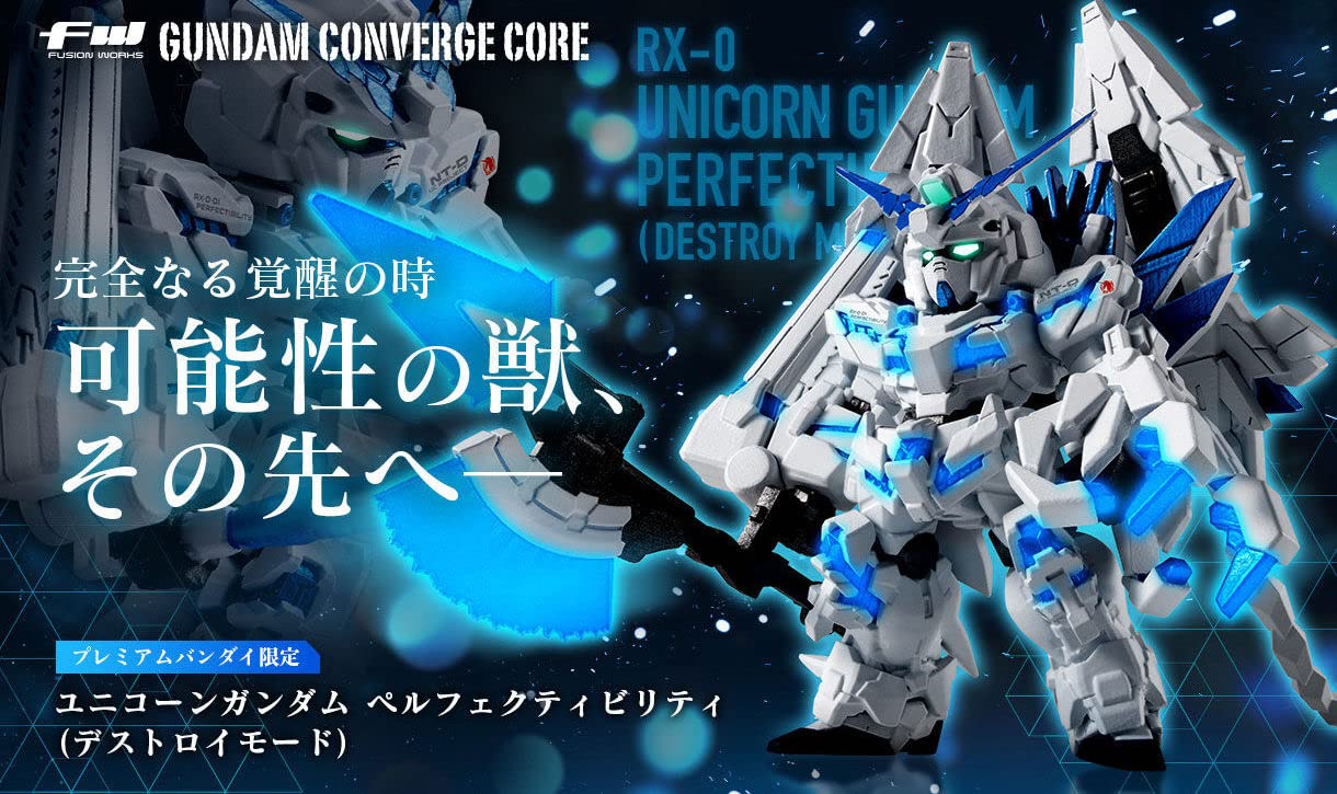 Amazon.com: FW Gundam Converge Core Unicorn Gundam Perfectivity