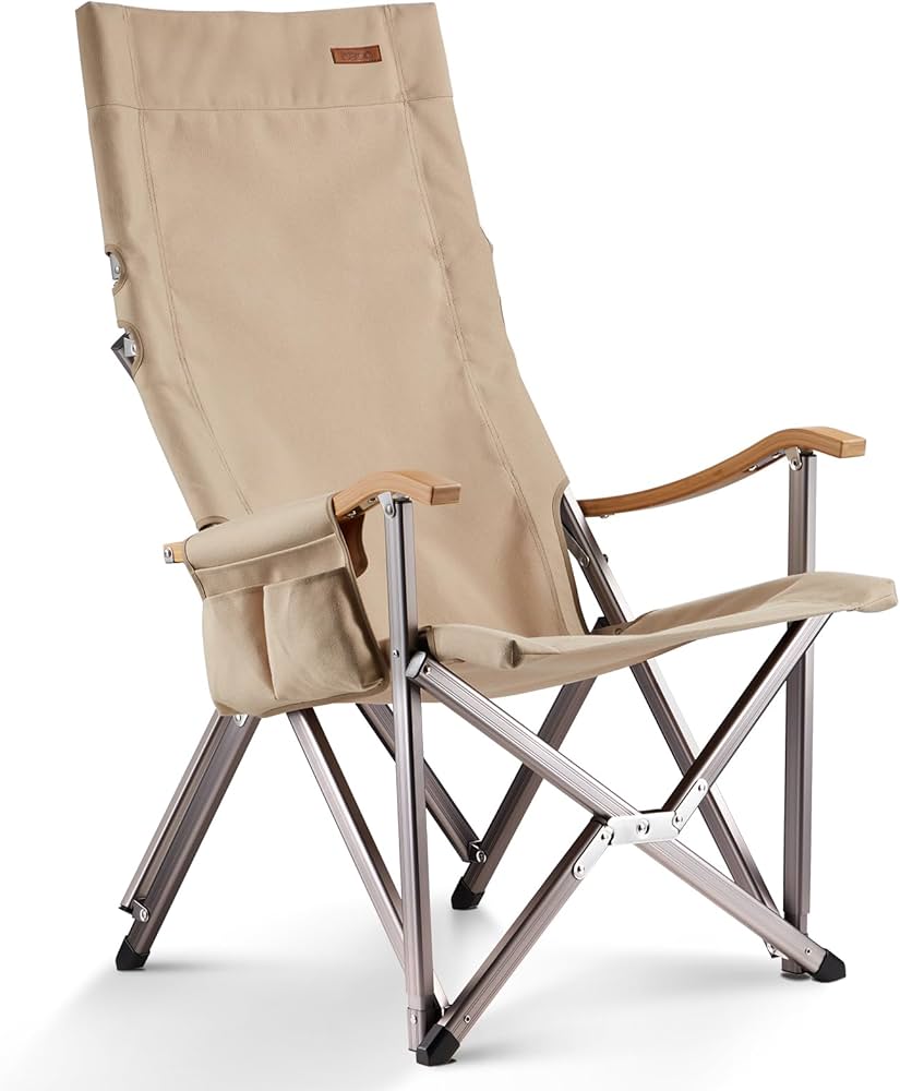 新品未使用BEACHED DAYS アウトドアチェア ベージュ 新品未使用BEACHED