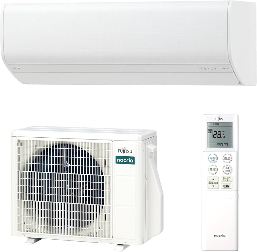 Amazon | ノクリア nocria エアコン 2024年 SVシリーズ AS-SV224R-W