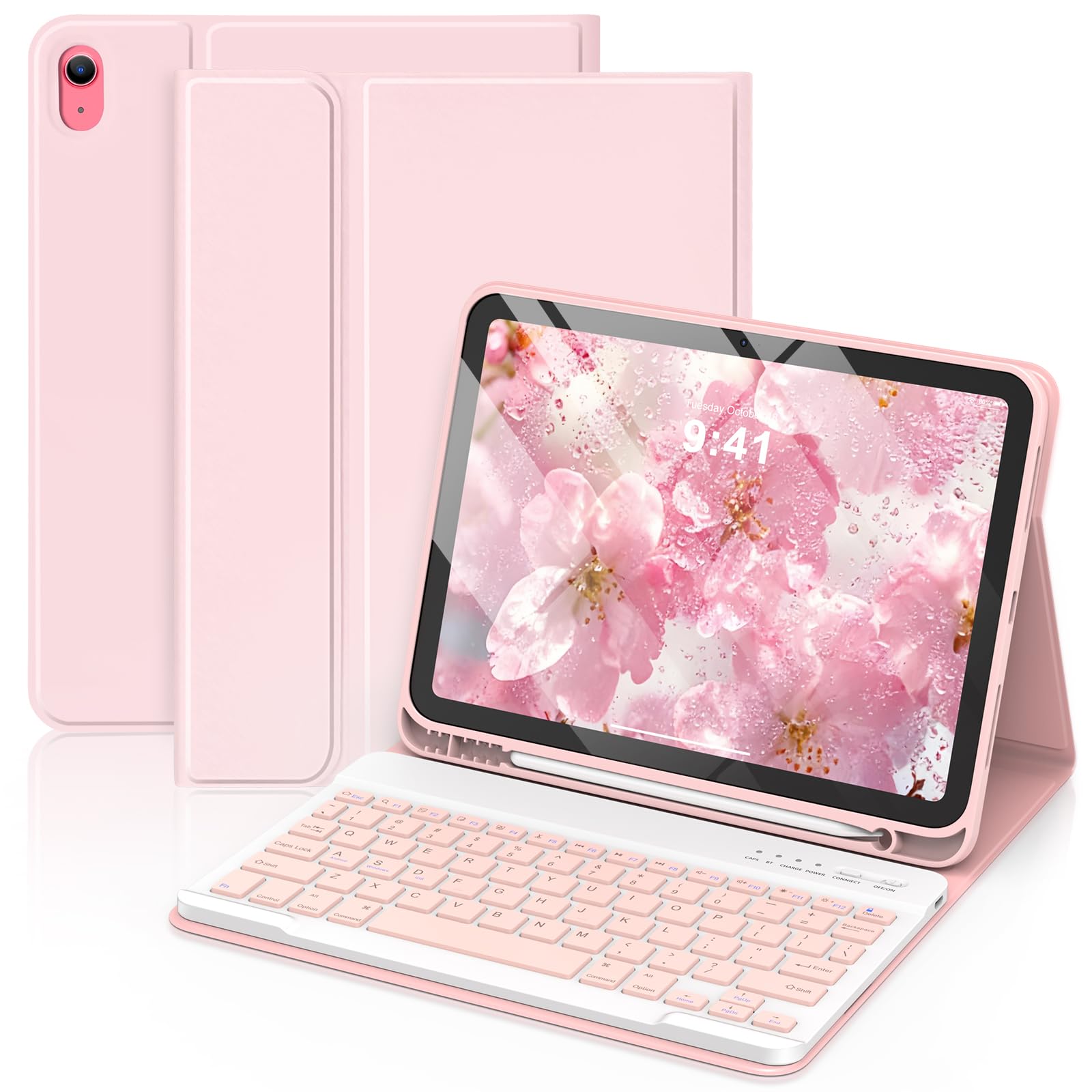 Amazon.com: MMK for iPad 11th 10th Generation Case with Keyboard