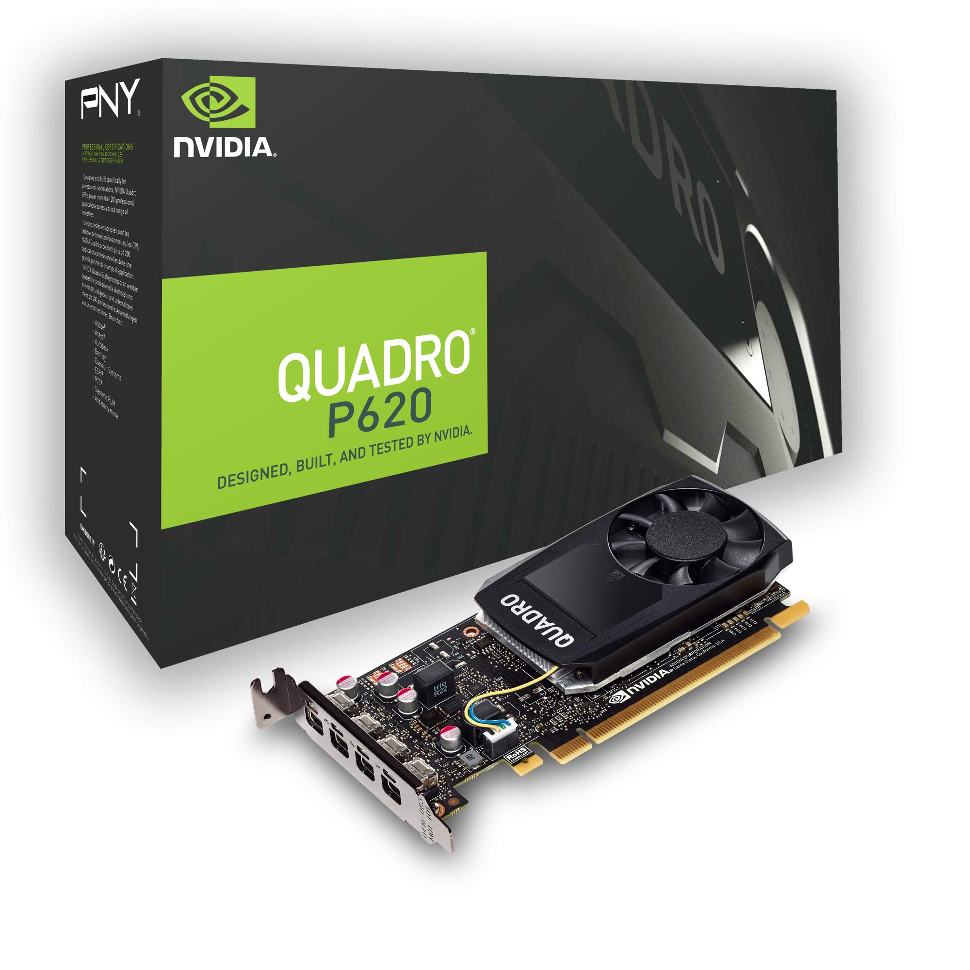 Amazon | PNY NVIDIA Quadro P620 V2 2GB PCIe 3.0 ワークステーション