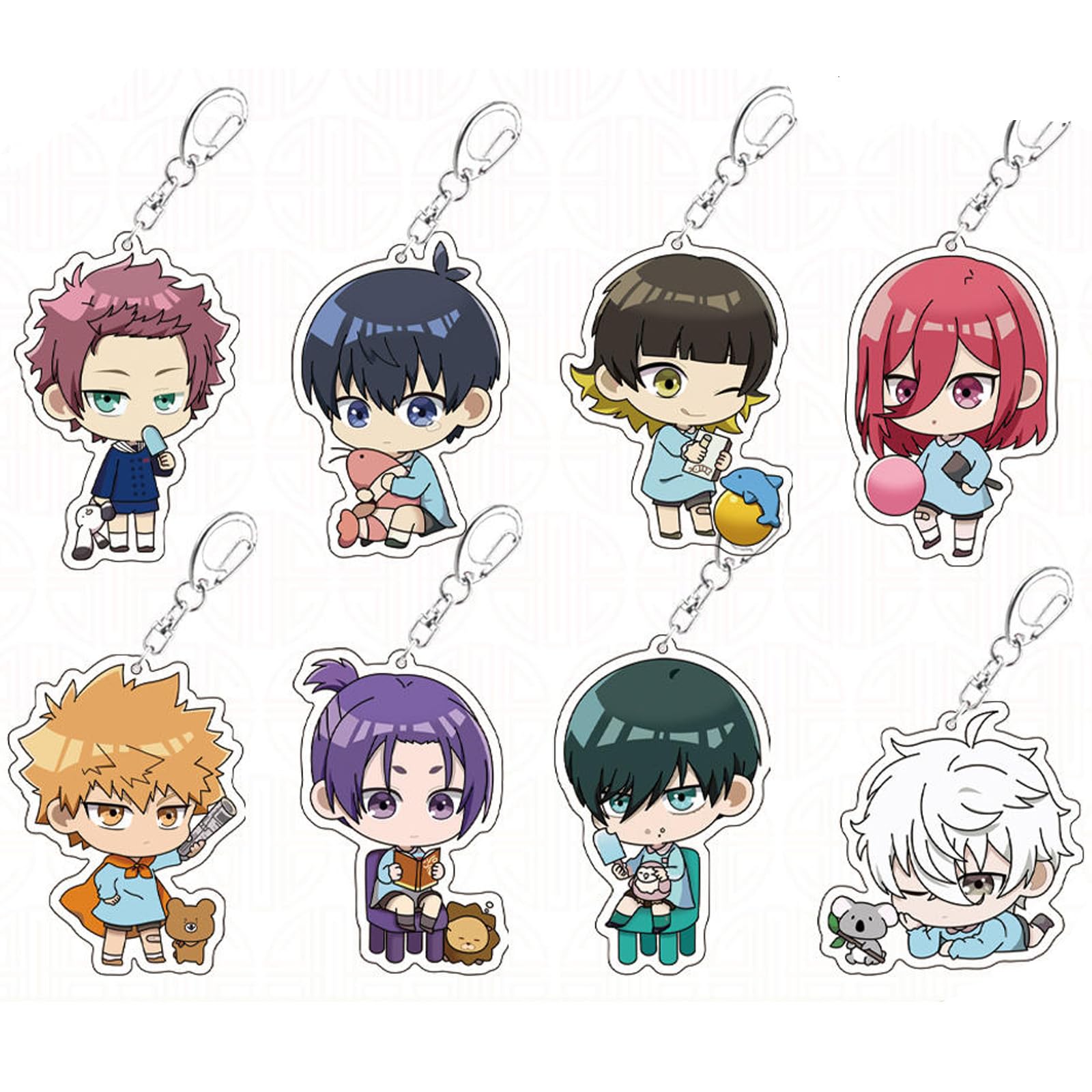 Amazon.co.jp: ブルーロック キーホルダー 凪誠士郎 御影玲王 潔世一