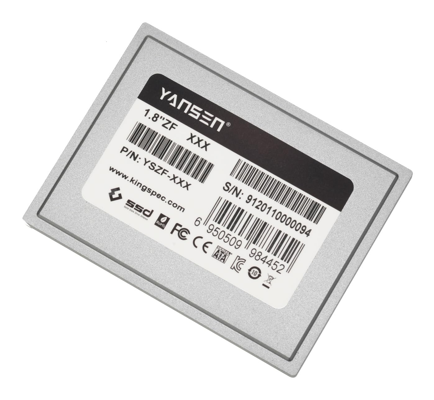Amazon.com: Yansen 256GB 1.8-inch ZIF 40-pin SSD Solid State Disk