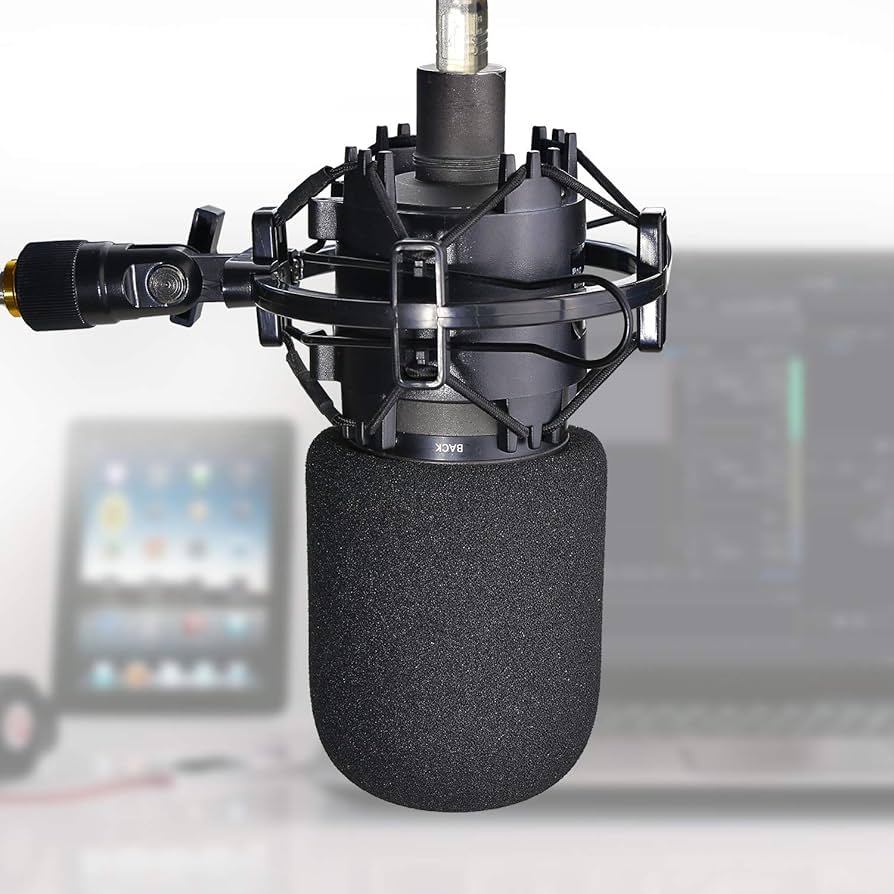 Amazon.com: AT2020 Shock Mount with Pop Filter - Foam Windscreen
