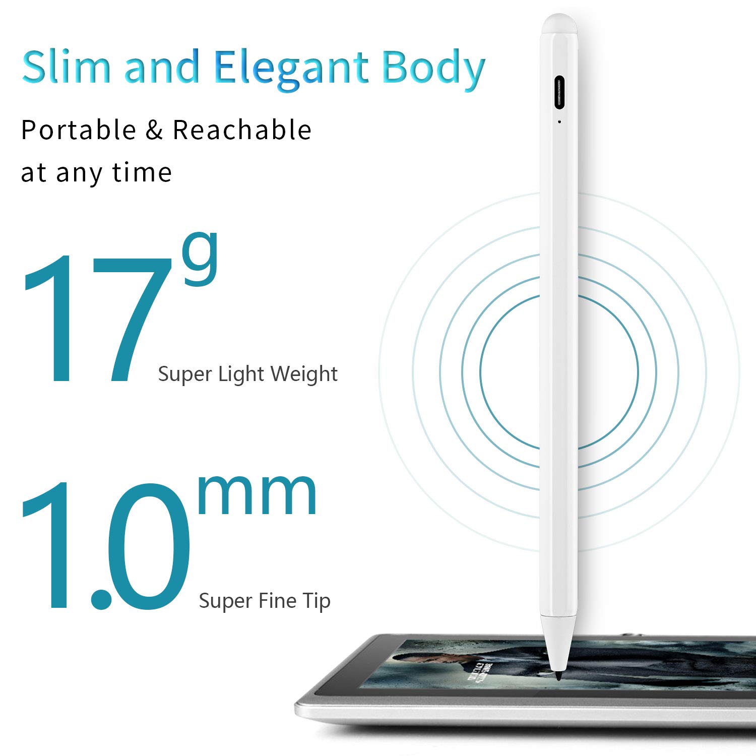 Amazon | EDIVIA iPad Pro 12.9 ペンシル 第4世代 2020 パームリジェ