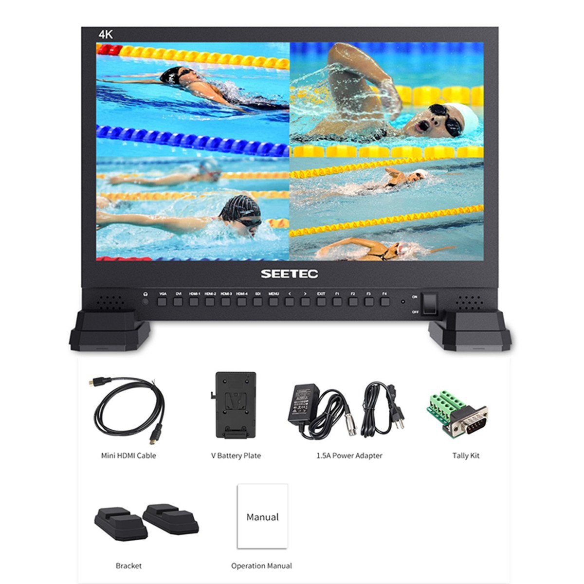 Amazon.com: FEELWORLD 15.6 inch 4K Broadcast Director Monitor with