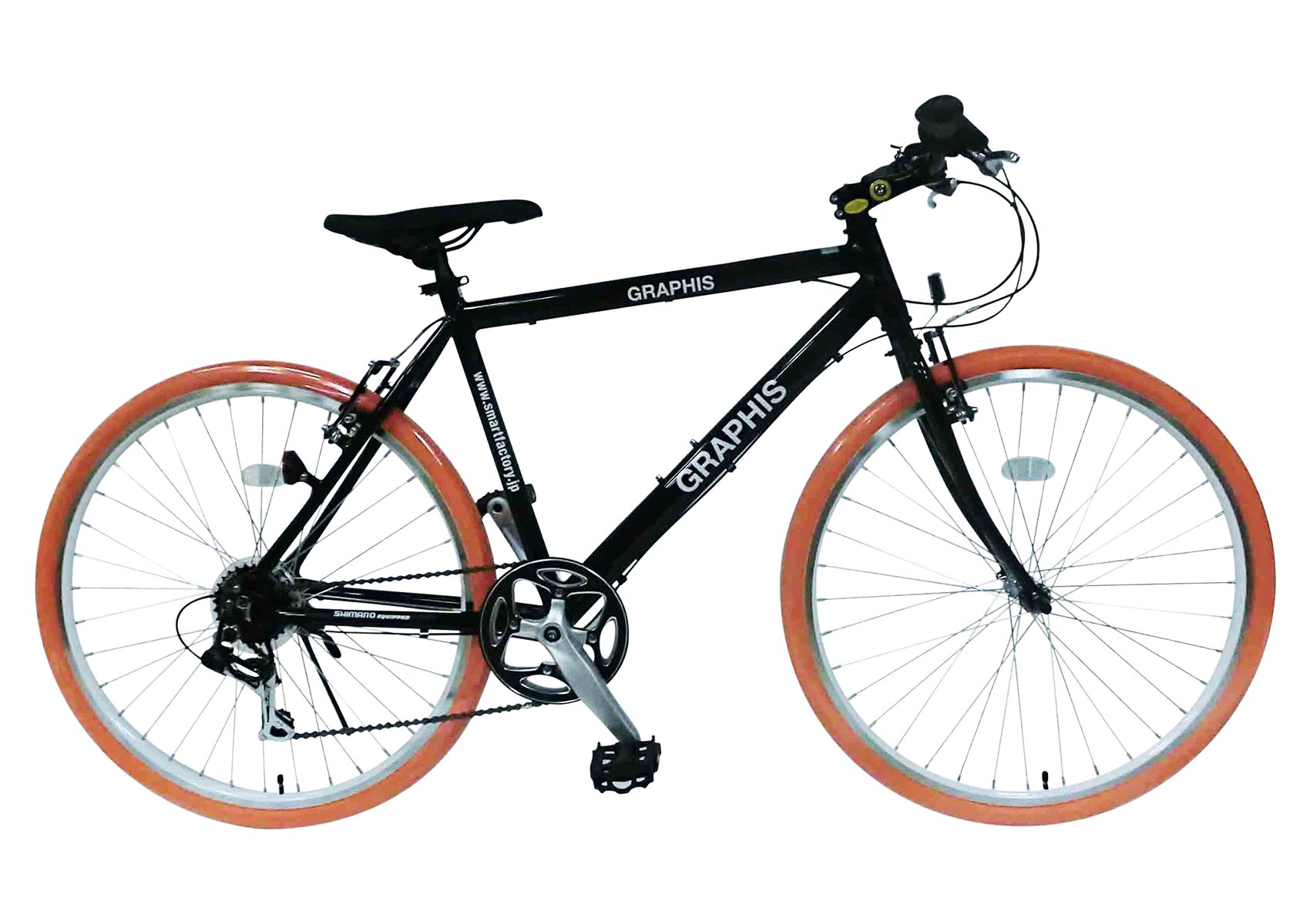 Amazon | GRAPHIS(グラフィス)GR-001G クロスバイク 26インチ 6段変速