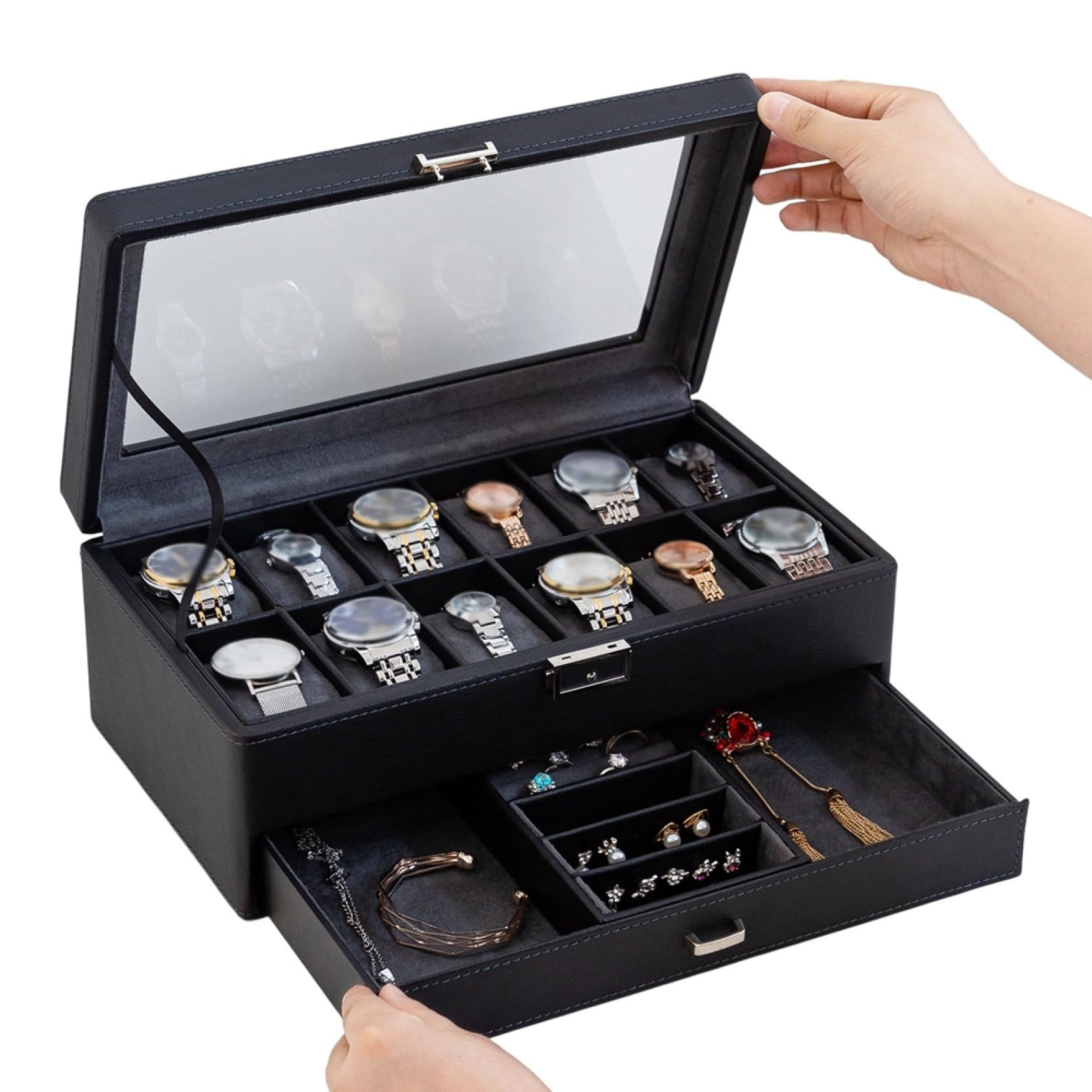 Amazon.co.jp: 腕時計収納ケース 腕時計収納ボックス アクセサリー