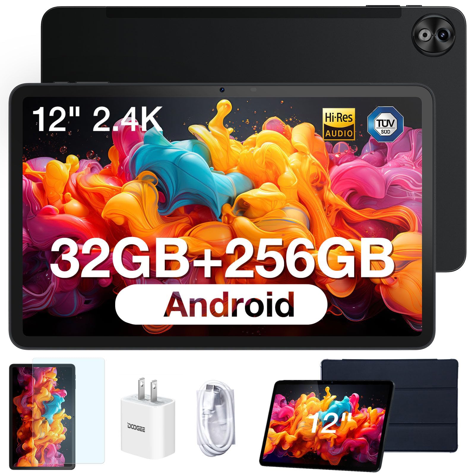 Amazon.com : DOOGEE T20 Ultra 12 Inch Tablet, 10800mAh, 32GB+256GB