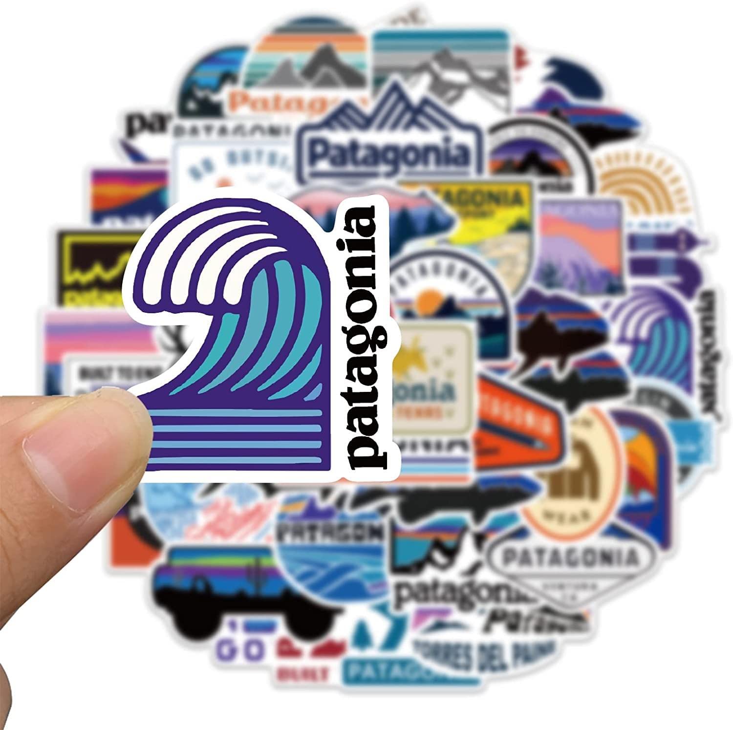 Amazon.co.jp: for パタゴニア ステッカー 55枚セット アウトドア