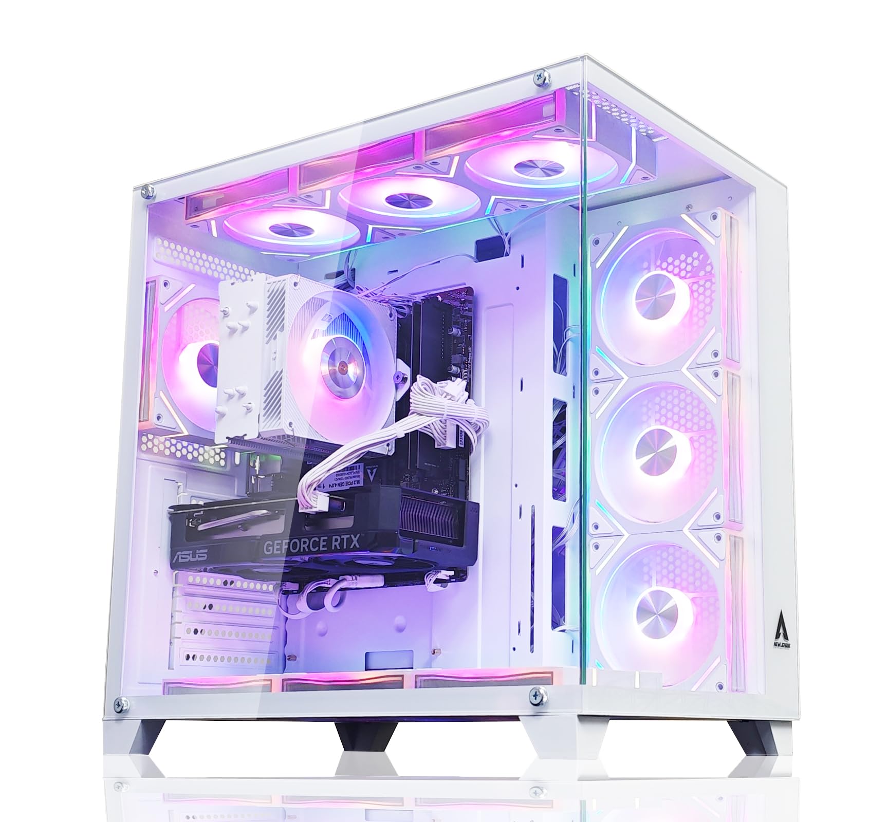 ゲーミングPC ホワイト×ピンク5700X 4060 ゲーミングPC ホワイト