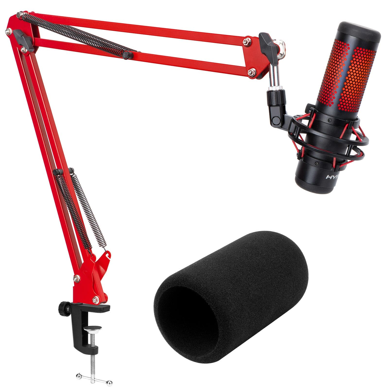 Amazon.com: SUNMON HyperX QuadCast Boom Arm - Upgraded Red Boom