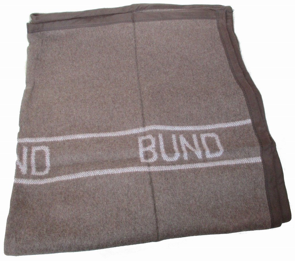Amazon｜BW ドイツ連邦軍 ウールブランケット 220X130cm 精巧な復刻版