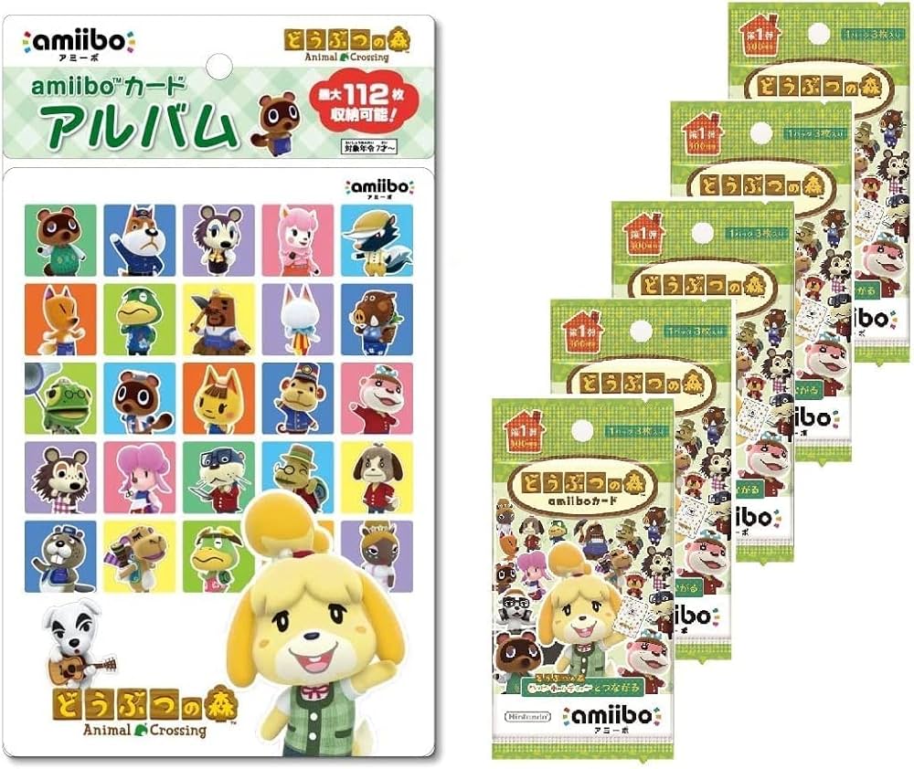 Amazon.co.jp: どうぶつの森amiiboカード 第1弾 (5パックセット)+