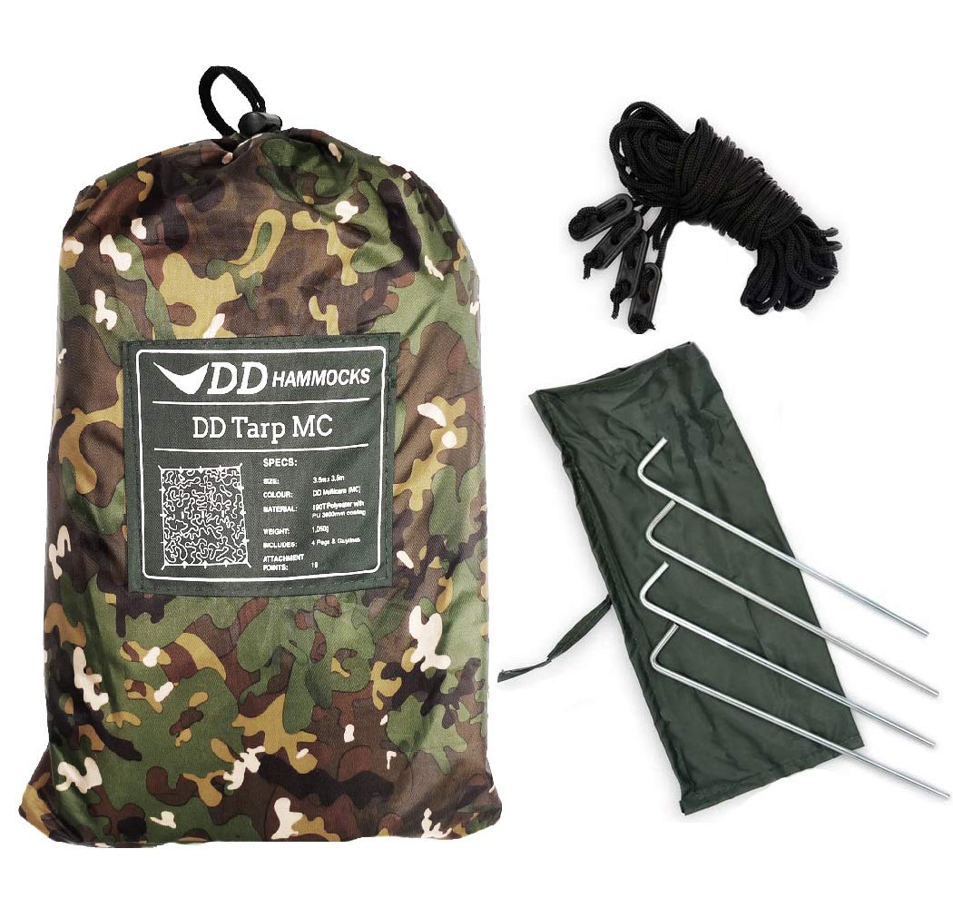 Amazon.com: DD Hammocks - DD Tarp 3.5 x 3.5 - MC: 11.5ft x 11.5ft