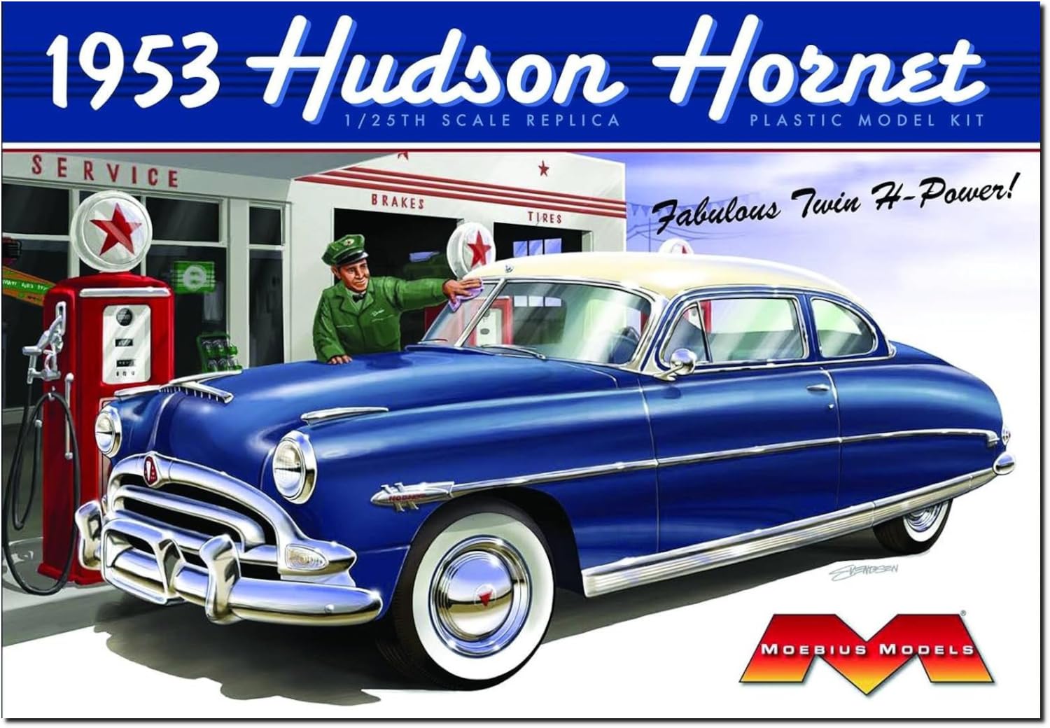 Amazon | プラッツ メビウスモデル 1/25 1953 ハドソンホーネット