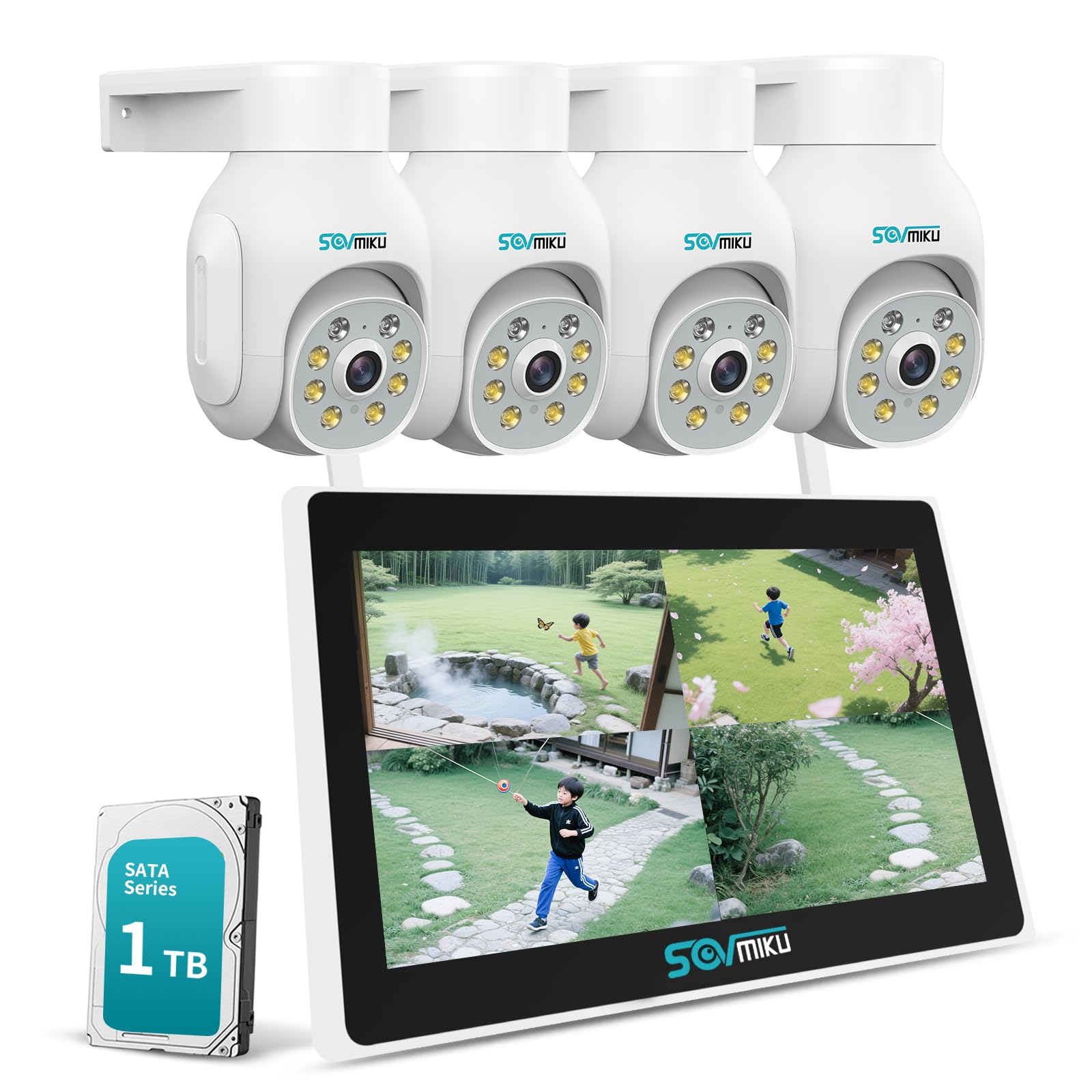 Amazon.co.jp: 【500万画素・双方向音声 】防犯カメラ ワイヤレス