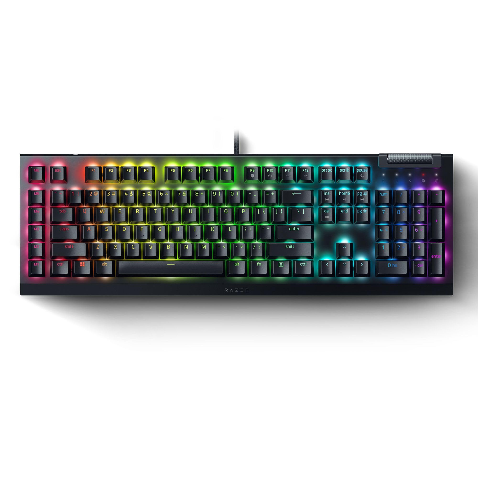 Razer BlackWidow V4 X Mechanical Gaming Keyboard: Green Switches