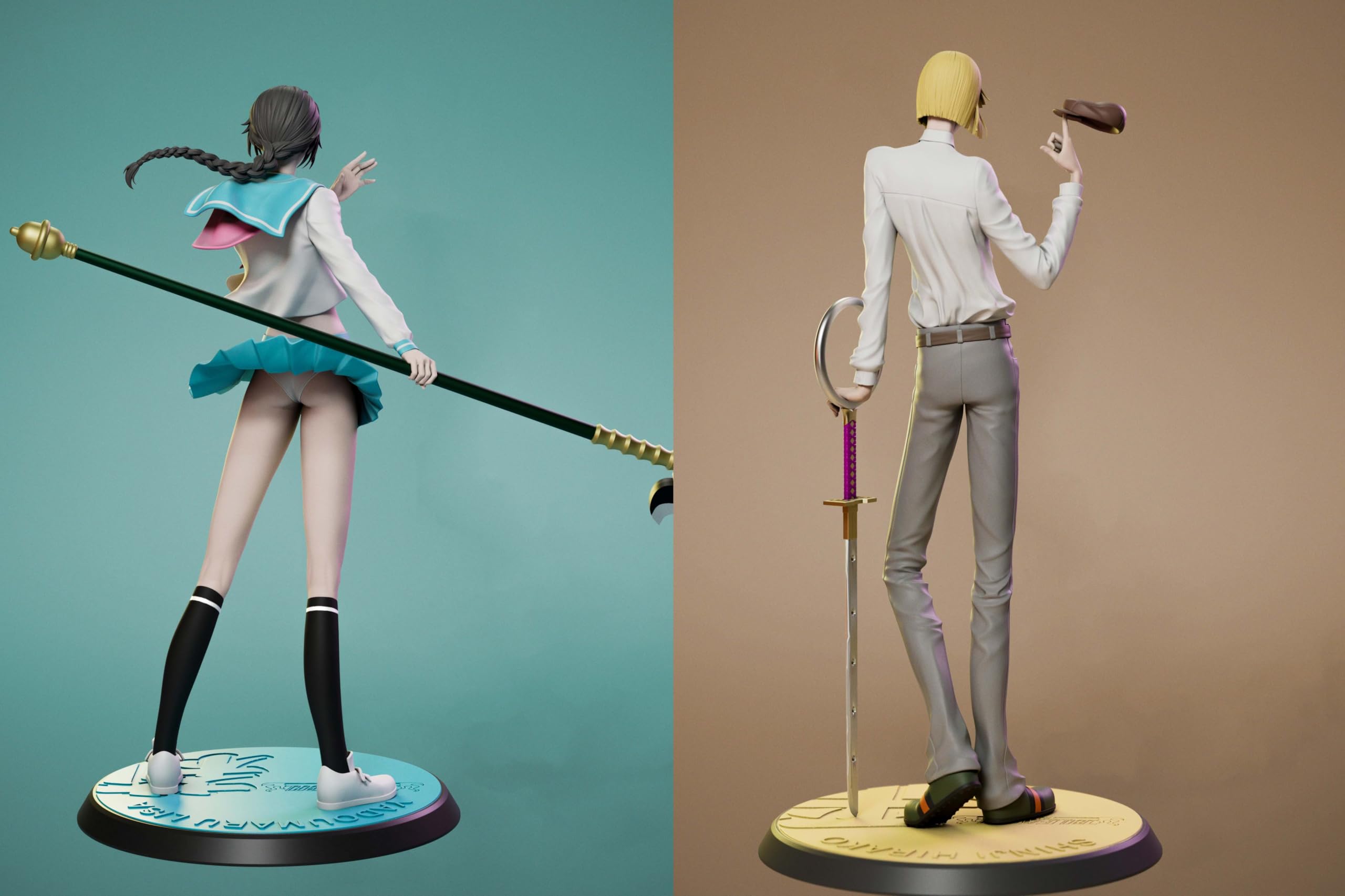 Amazon.co.jp: 平子真子 矢胴丸リサ フィギュア 1/6スケール 塗装済み