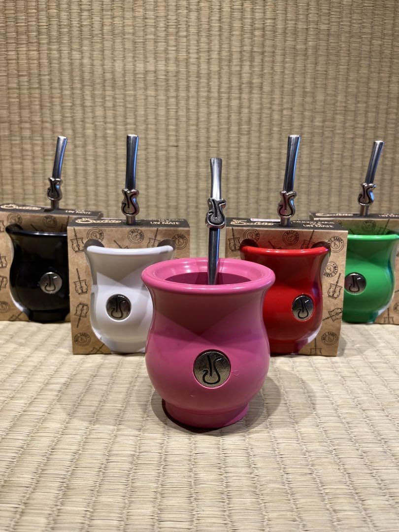 マテ壺&ボンビージャ 2点セット マテ壺&ボンビージャ 2点セット マテ壺