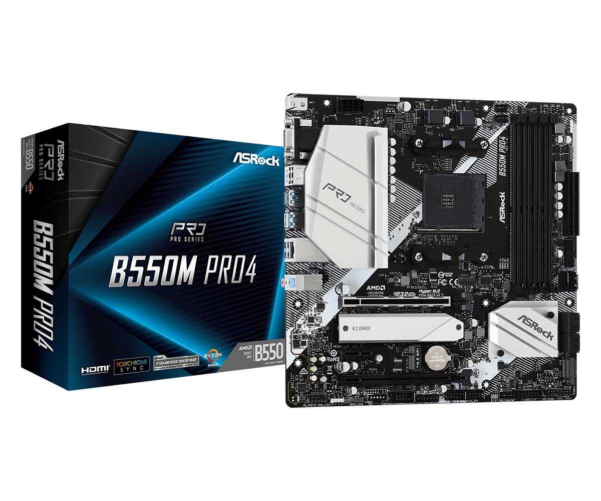 Amazon.com: ASRock B550M PRO4 Supports 3rd Gen AMD AM4 Ryzen