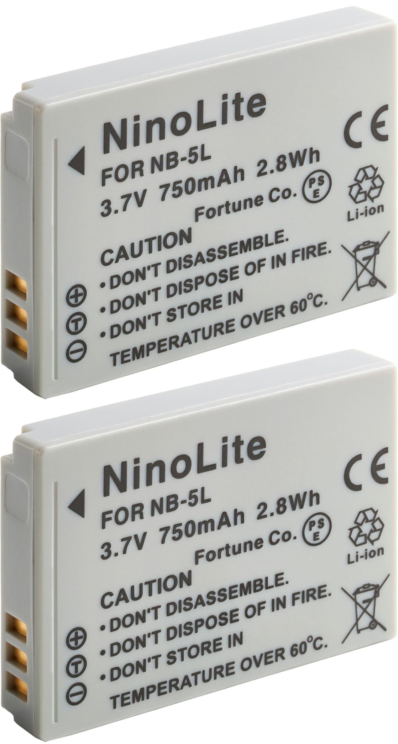 Amazon | NinoLite NB-5L 互換 バッテリー 2個セット キャノン