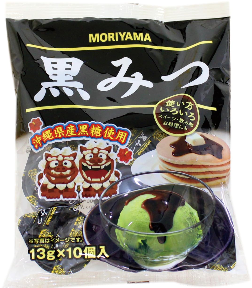 Amazon.co.jp: 守山乳業 黒みつ 13g×10個入 : 食品・飲料・お酒