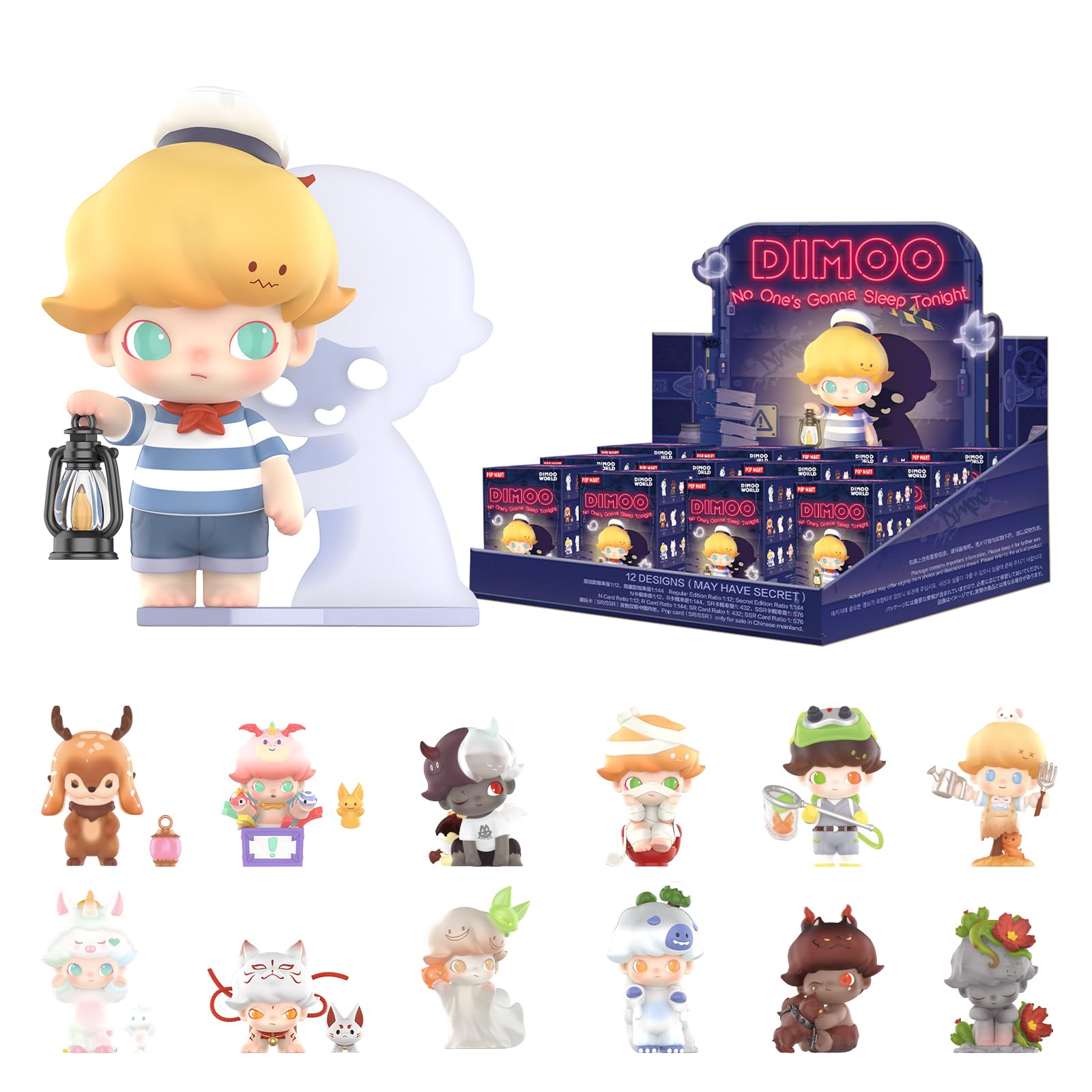 Amazon.co.jp: POP MART DIMOO No One's Gonna Sleep Tonight Blind