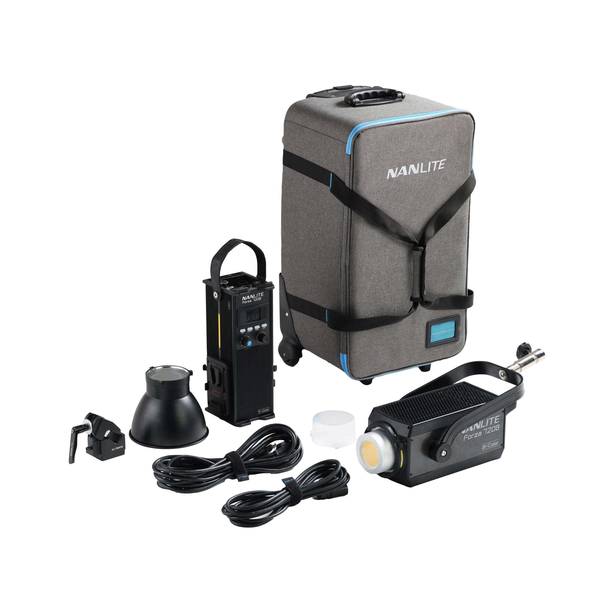 Amazon.com : NANLITE Forza 720B LED Spotlight With Rolling Case