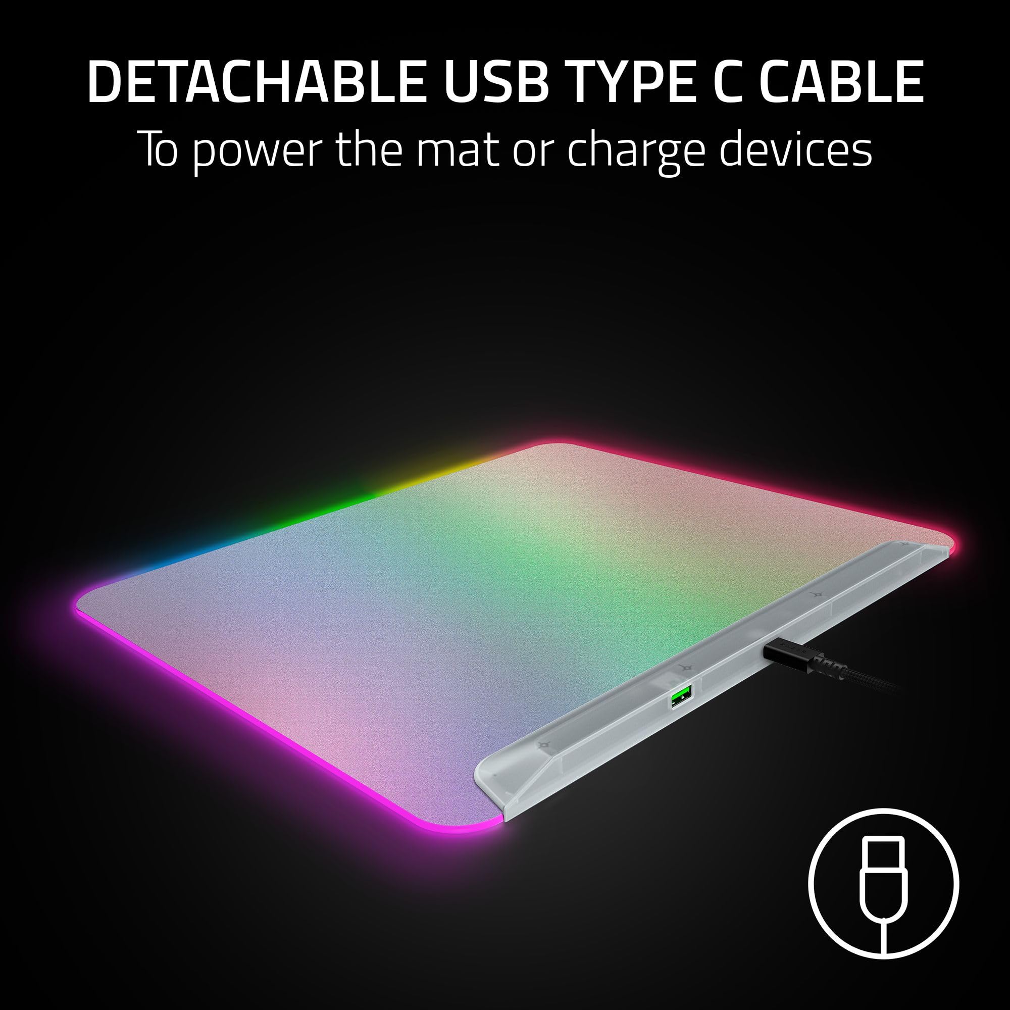 Razer Firefly V2 Pro Phantom White - Fully Illuminated Gaming