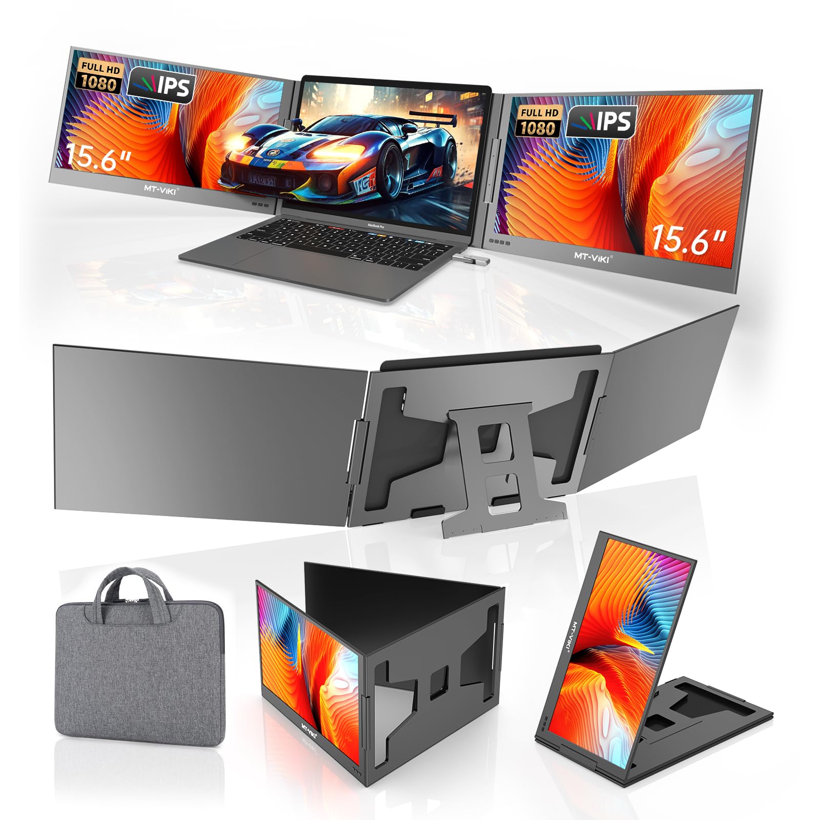 Amazon.co.jp: MT-VIKI 15.6インチ ノートパソコン用 デュアルモニター