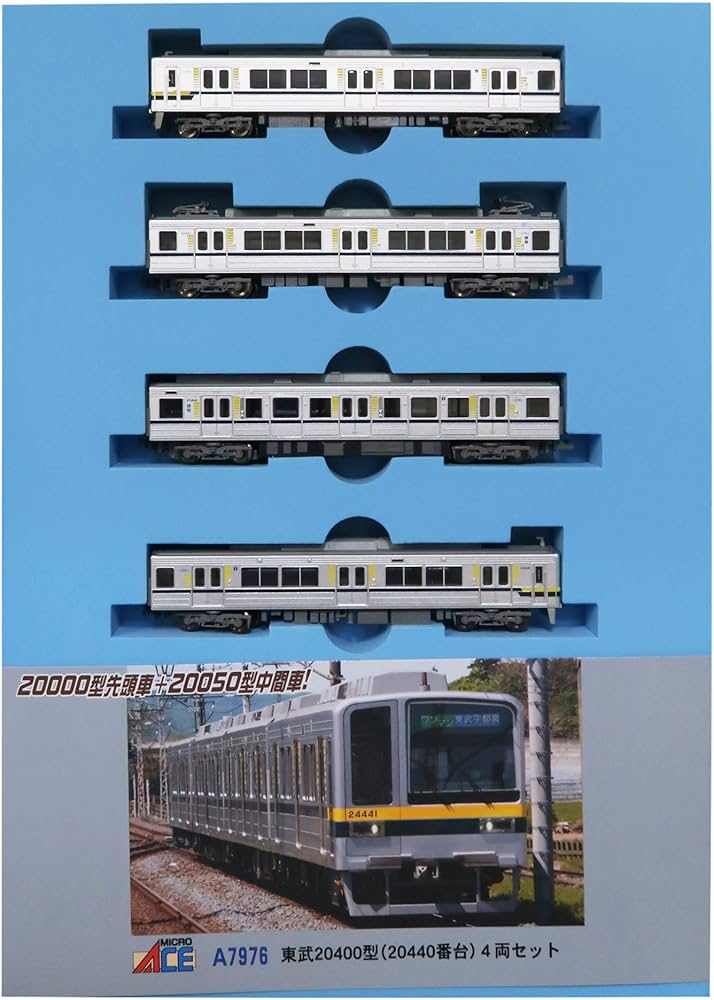 Amazon | マイクロエース Nゲージ 東武20400型 (20440番台) 4両セット