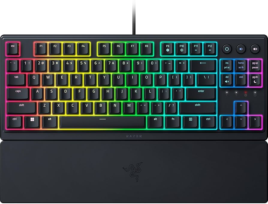 Amazon.com: Razer Ornata V3 TKL Gaming Keyboard: Low Profile Keys