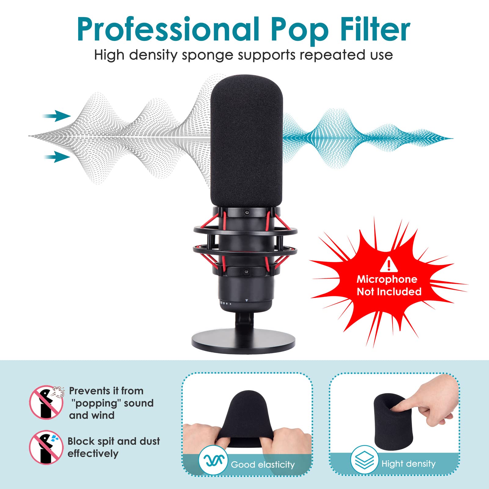 Amazon | HyperX QuadCast S対応 ホワイト マイクアーム - YOUSHARES