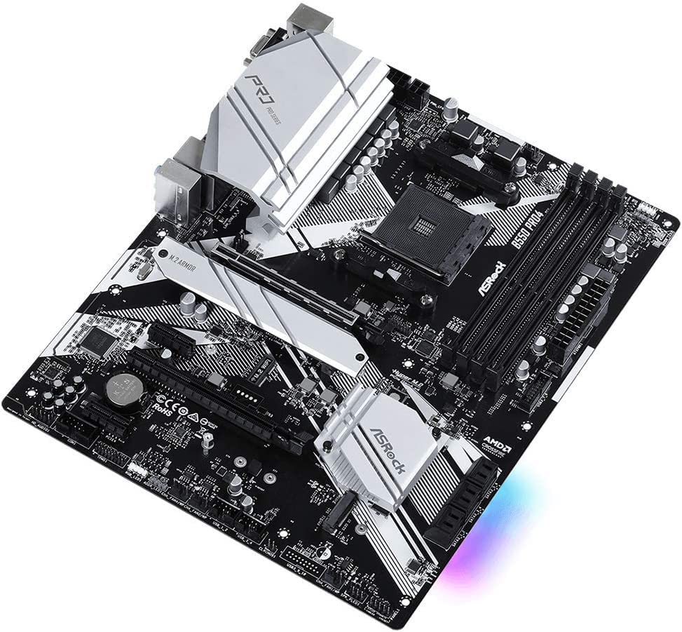 Amazon | ASRock B550 PRO4 ATX マザーボード AMD Ryzen 7 5700X 8Core