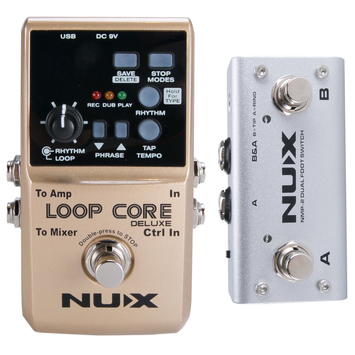 Amazon.com: NUX Loop Core Deluxe Guitar Looper Pedal, with NMP-2