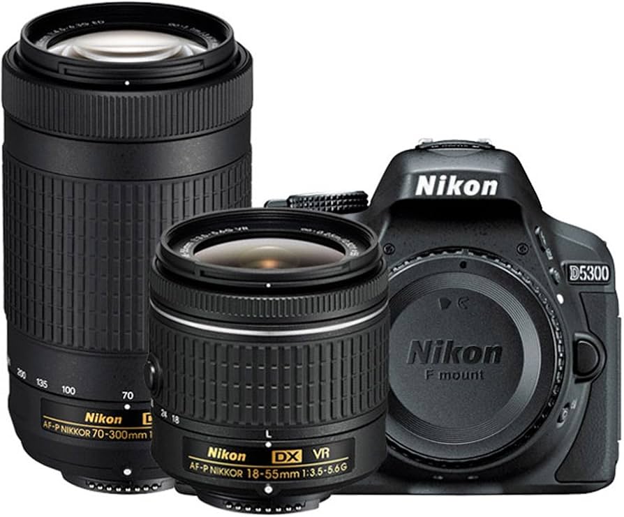 Amazon.com : Nikon D5300 Digital SLR Camera Dual Lens Kit