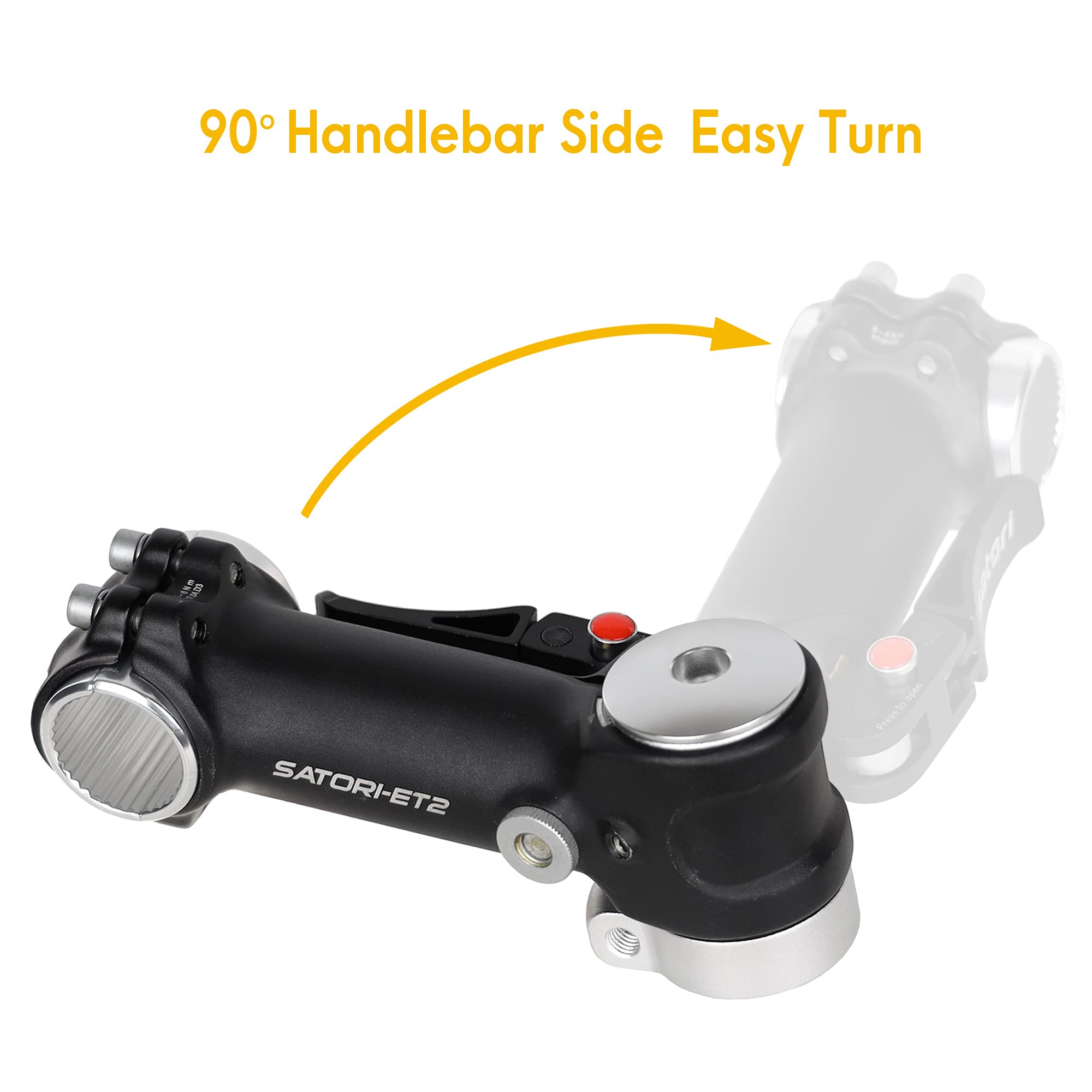 Amazon.co.jp: SATORI ET2 自転車ハンドルバークイックターニング