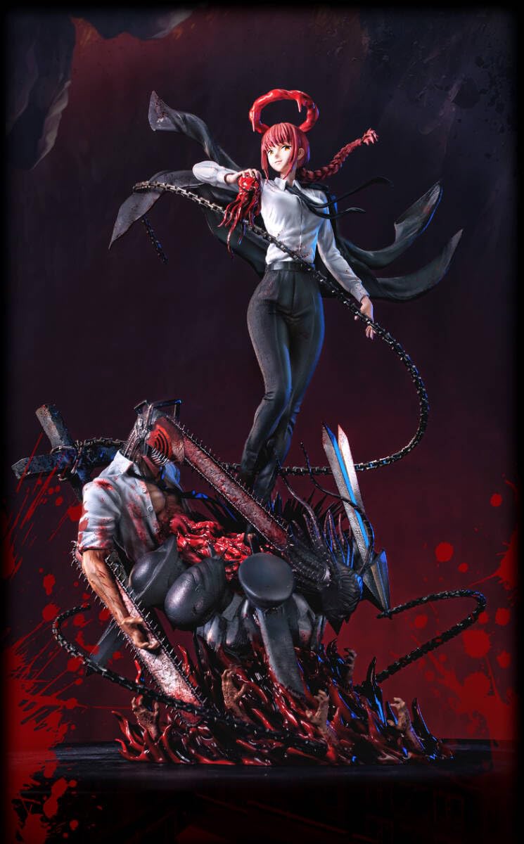 Amazon.co.jp: チェンソーマン マキマ 16 45cm 完成品塗装済みガレージ