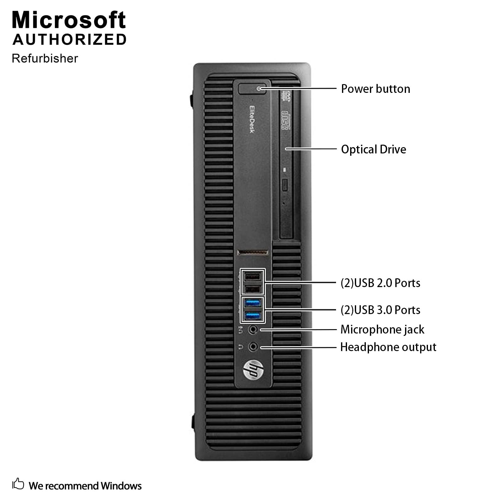 Amazon.com: HP Business Desktop ProDesk 600 G2 Desktop Computer
