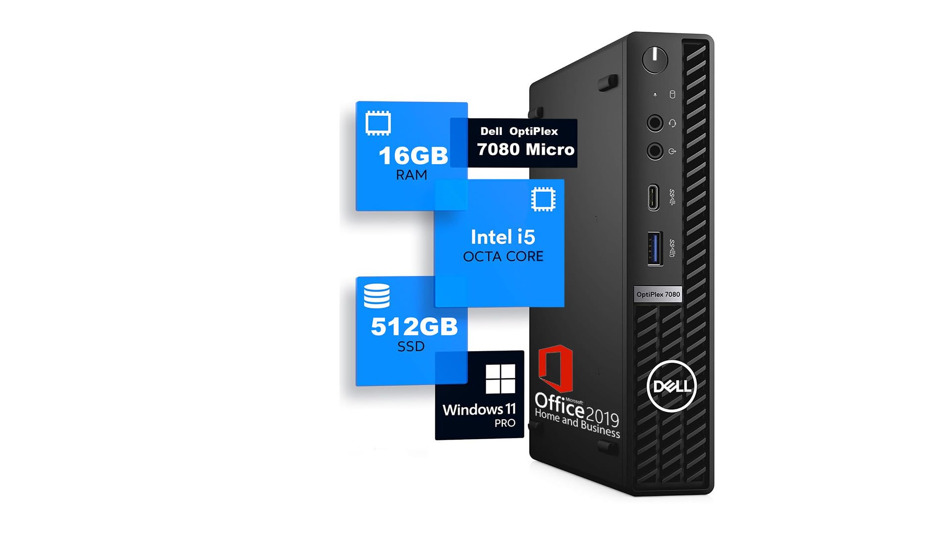 Amazon.co.jp: 【整備済み品】 Dell 超ミニPC OptiPlex 7080 Micro