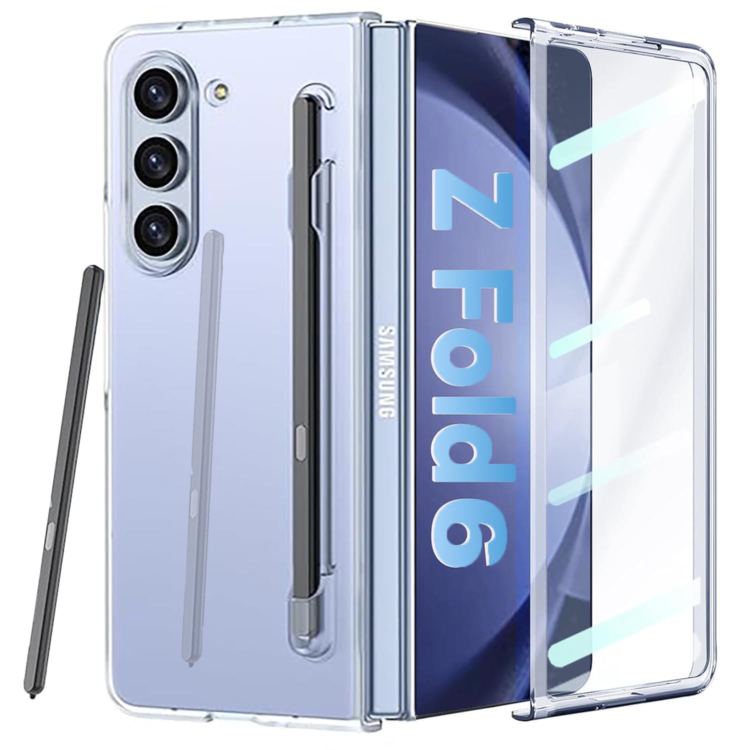 Amazon.co.jp: Lzzox Samsung Galaxy Z Fold 6 電話ケース S ペン